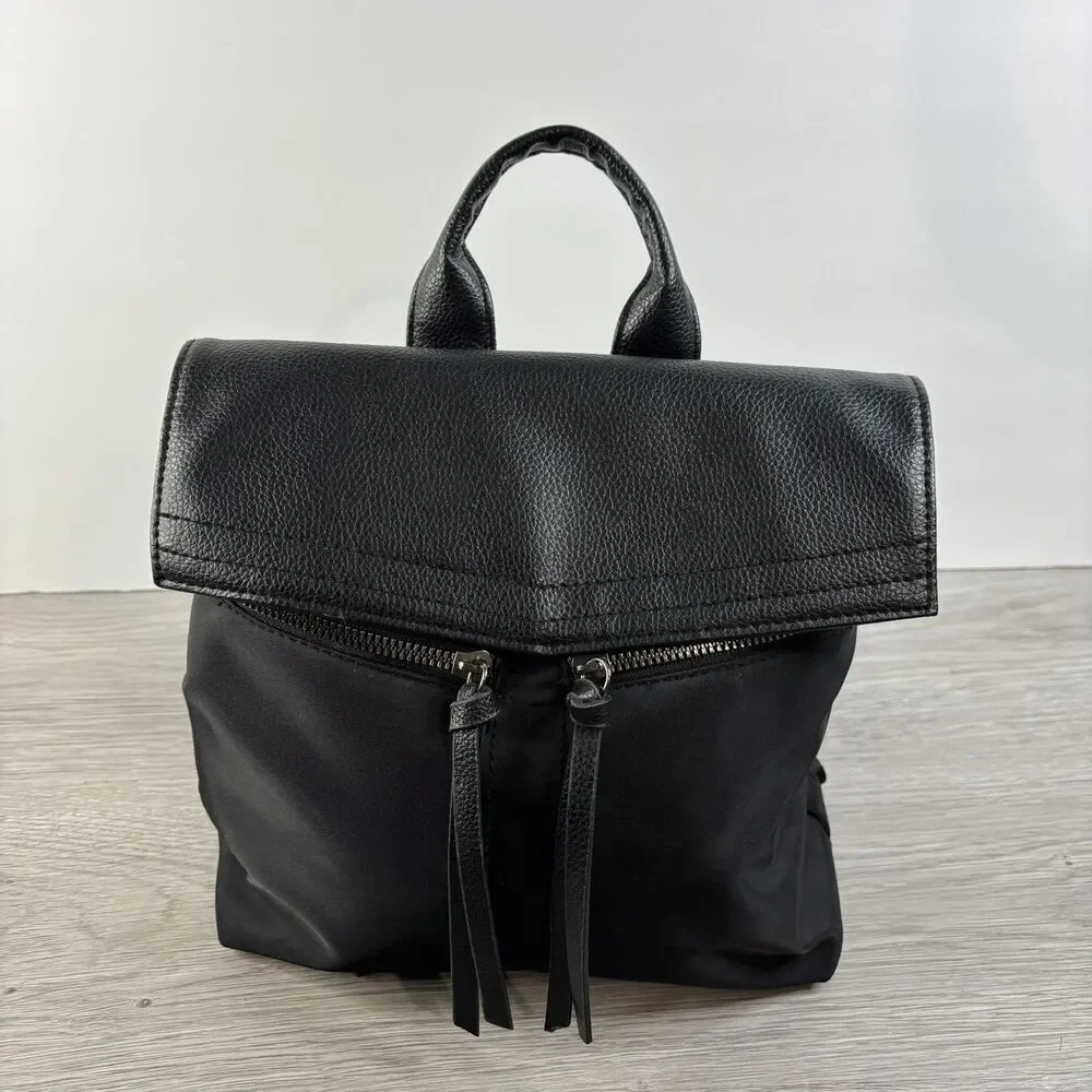 BOTKIER Vintage black Backpack Daypack Shoulder Bag Purse Vintage Trigger Canvas - Picture 2 of 11